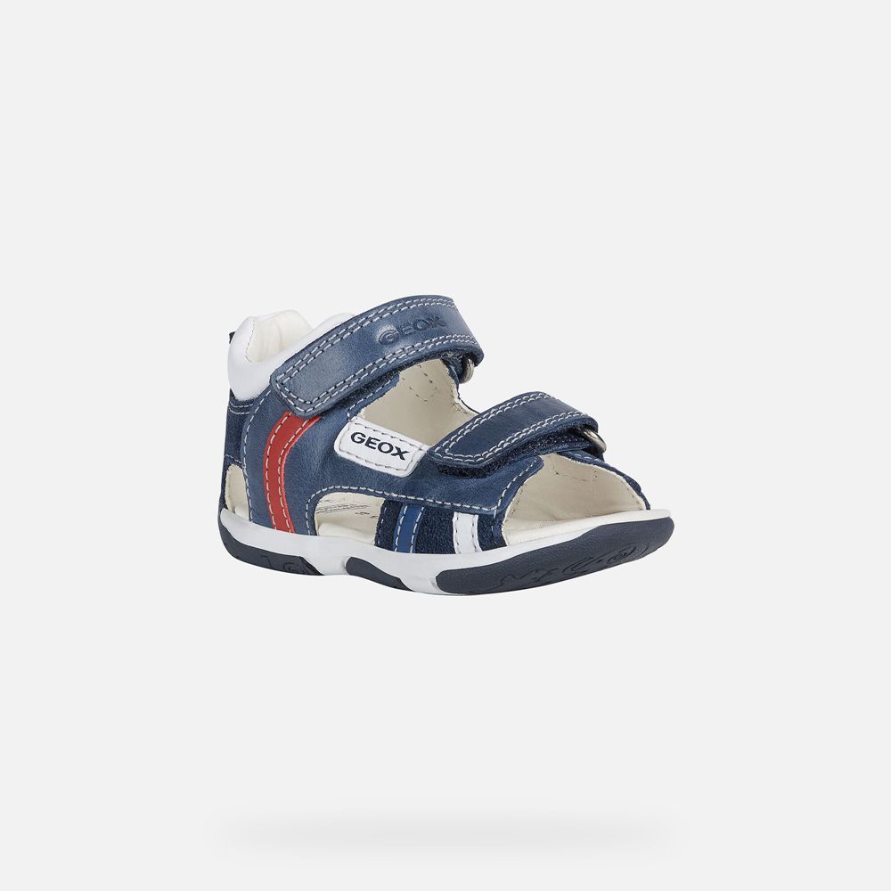 Sandales Geox Tapuz Boy - Bleu Marine - Bebe 438601-GCM